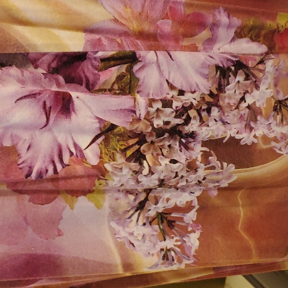 TOP DESIGN MAXI DRESS, size medium, pink/purple floral, soft and pretty. - Picture 14 of 14